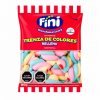 Fini Marshmallows Trenza de Colores Rellena 80 Grs
