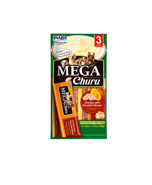 Churu Mega Chicken with Pumpkin 48 Grs 3 Unid