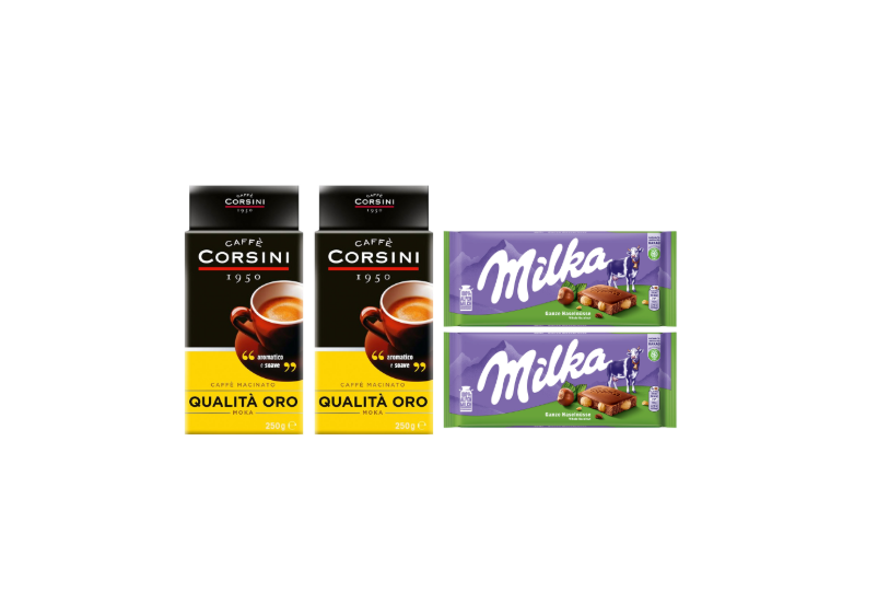 Box Día del Padre Café Corsini y Chocolate Milka