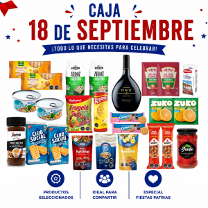 Caja Fiestas Patrias 22 Productos