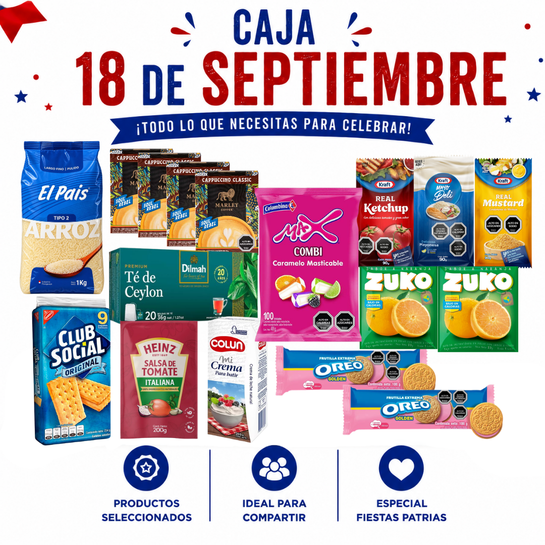 Caja Fiestas Patrias 13 Productos