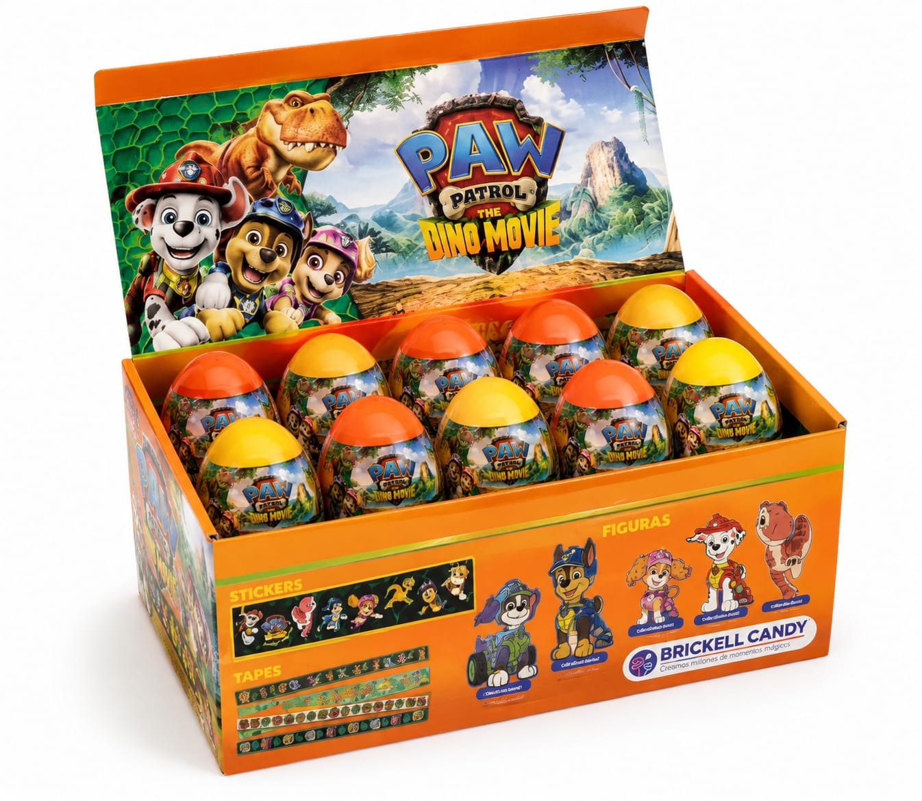 Huevos Sorpresa Paw Patrol Dino Movie 12 Unid