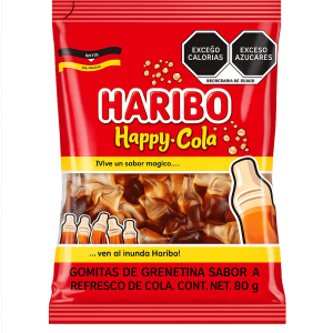 Haribo Gomitas HappyCola 80 Grs