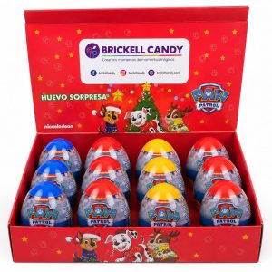 Huevos Sorpresa Paw Patrol Navidad 12 Unid