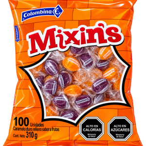 Colombina Mixins caramelos duros frutales 100 unid
