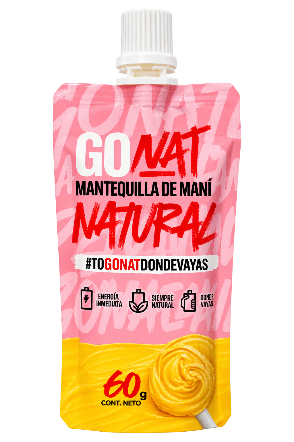 Gonat Mantequilla de Maní Natural 60 Grs