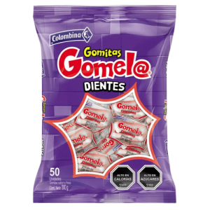 Colombina Gomitas Gomela Dientes 300 G 50 Unidades