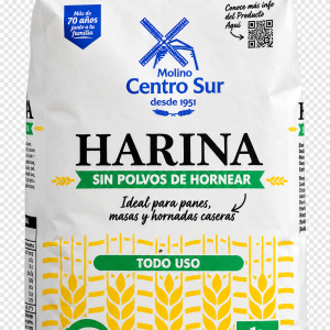 Centro Sur Harina Sin Polvo de Hornear paquete de 1 kg