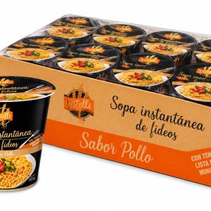 Vitelli Sopa Instantánea Pollo 65 gramos caja de 12 unidades